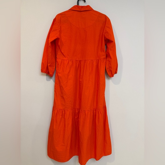 Quince 100% Organic Cotton Poplin Midi Tunic Dress XS - Picture 4 of 9